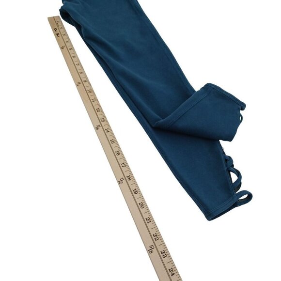 Free People Movement Cutout Ankle Legging Blue Green Women's Size XXS Athleisure - Picture 10 of 12